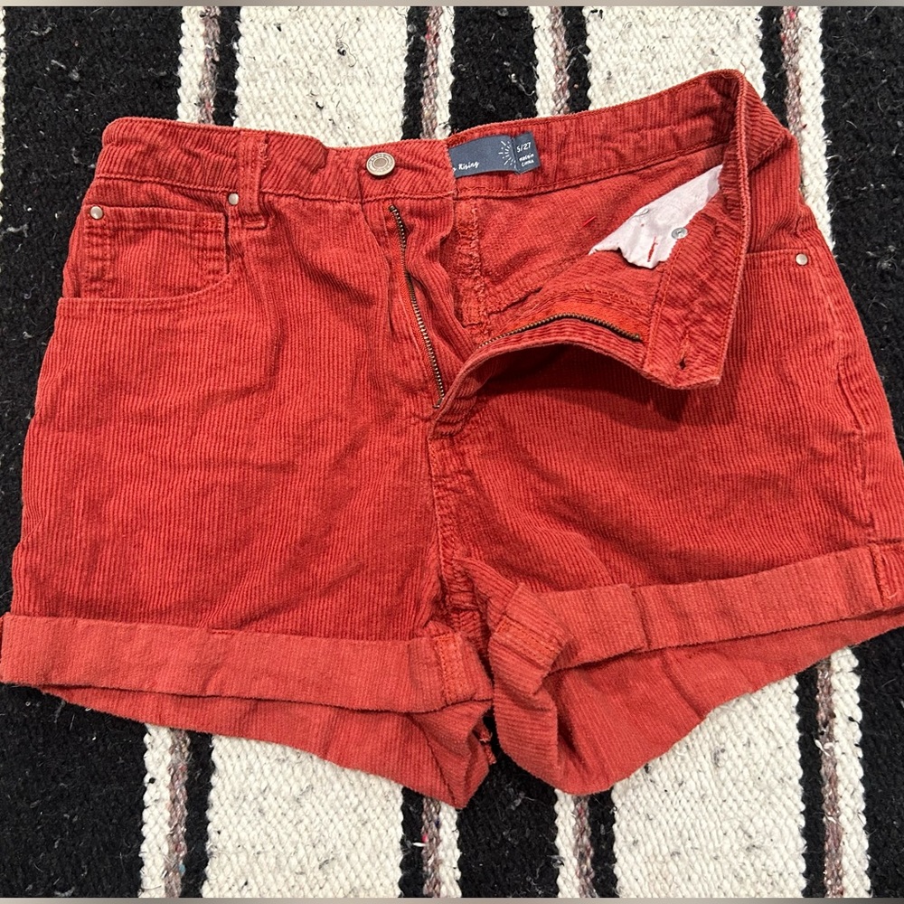 Indigo rein high wasted shorts